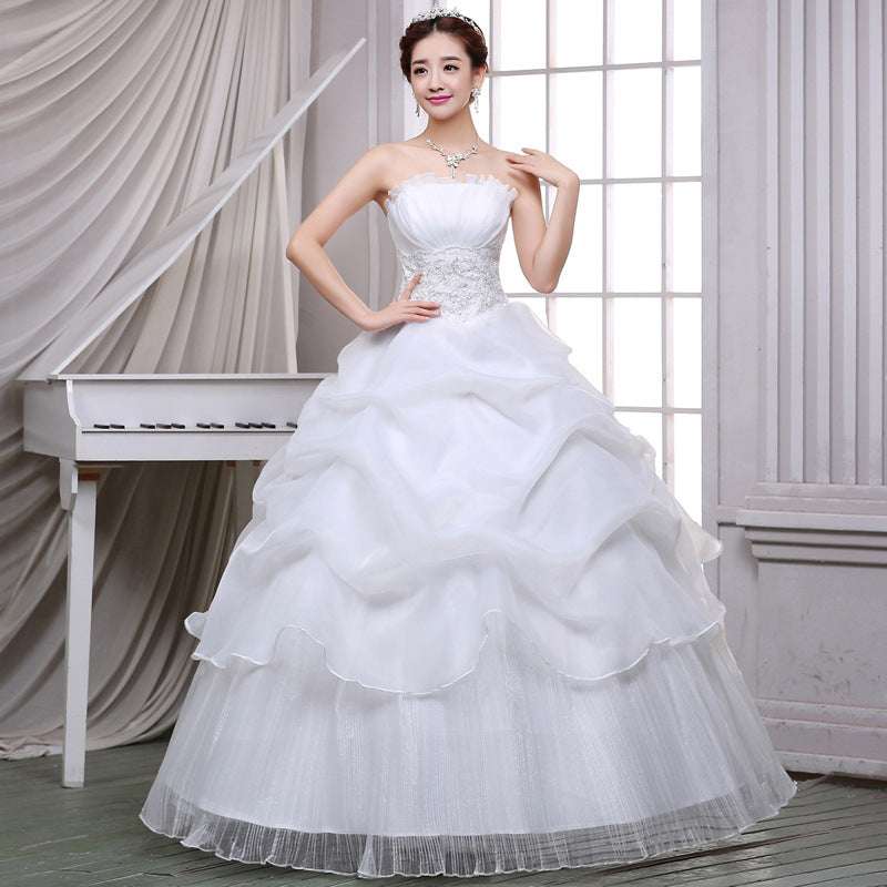 2021 summer new bride wedding dress fashion lace bra Qi simple Korean winter skirt Button Full Cup Plus Size Bra Without Wi Royalessencelux