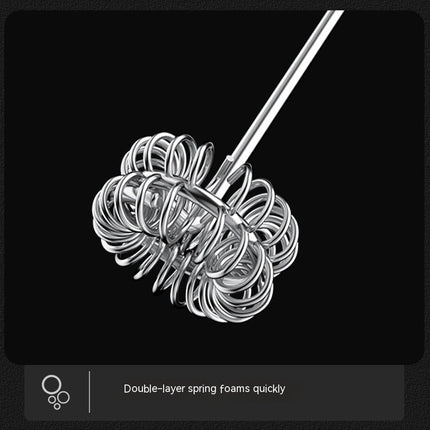 Milk Frother Egg Beater Coffee Frother Household Electric Milk Stirring Battery Handheld Blender - Royalessencelux