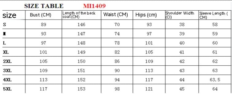size chart in centimeters for the noble elegant slim purple sequined evening gown mi1409 coat covering sizes s through 5xl.