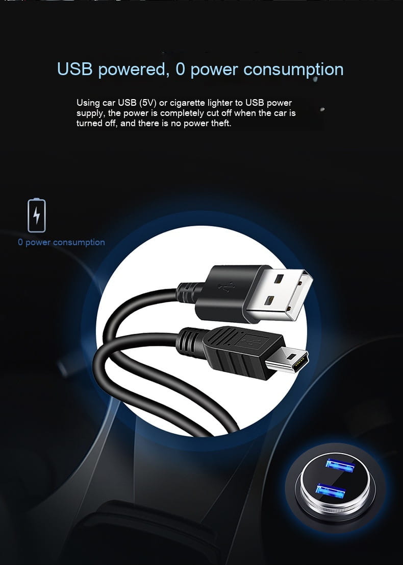 black usb car charger cable with standard usb-a and micro-usb-b connectors for use with the silver metallic display car gps universal speed hd projector in vehicles
