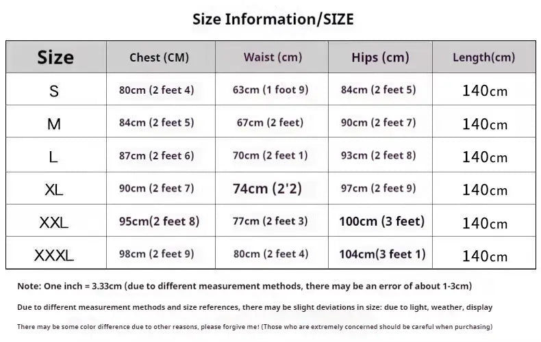 Size chart for avocado green sisters group satin v neck midi dress displaying garment measurements in centimeters and feet from size s to xxxl.