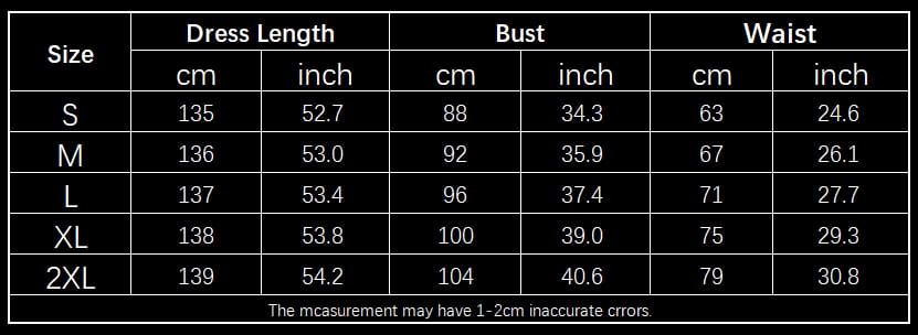 the table displays size measurements in centimeters and inches for a pink v-neck slit dress summer backless strappy maxi including bust waist and length for sizes s through 2xl