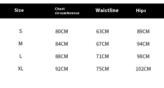 Size chart for gold sequined banquet temperament evening dress showing garment measurements in centimeters for sizes s through xl.