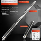 Automatic spring-loaded extendable alloy steel baton – hummer style