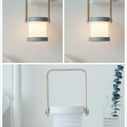 Foldable Touch Dimmable Reading LED Night Light Portable Lantern Lamp USB Rechargeable For Home Decor - Royalessencelux