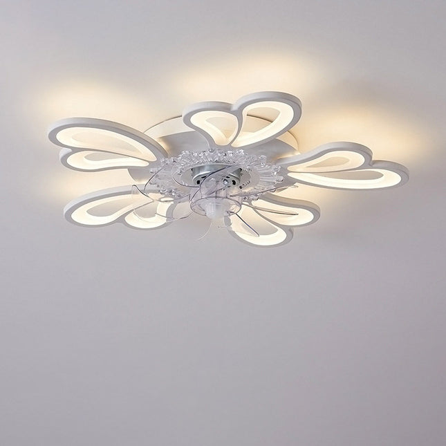 Modern Simple Living Room Light New Quiet Bedroom Ceiling Fan Light - Royalessencelux