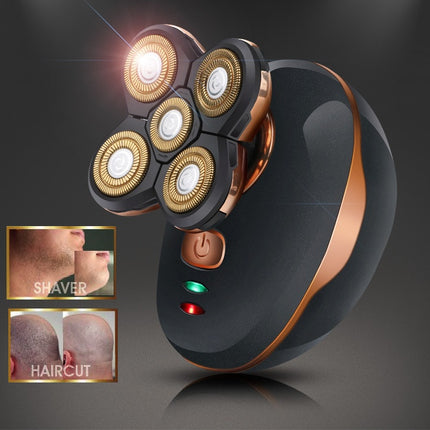 Multifunction 4D Electric Shaver 5 In 1 Men's Razor Beard Shaving Machine Trimmer Clipper Hair Cutting Removal Machine Barber - Royalessencelux