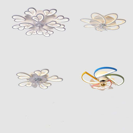 Modern Simple Living Room Light New Quiet Bedroom Ceiling Fan Light Button Full Cup Plus Size Bra Without Wi Royalessencelux