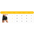 Black and white marble-patterned high waisted workout shorts from 3 pack tie dye with butt lift design