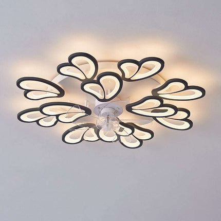 Modern Simple Living Room Light New Quiet Bedroom Ceiling Fan Light Button Full Cup Plus Size Bra Without Wi Royalessencelux