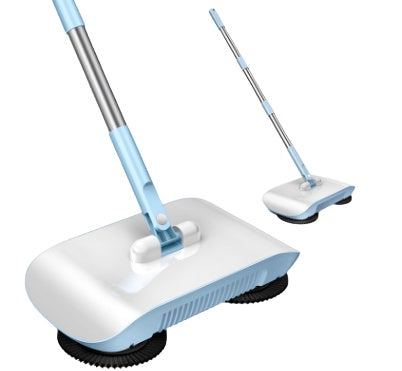 Hand Push Sweeper Household Broom Dustpan Mop Floor All-in-one Machine Gift Mop Sweeper - Royalessencelux