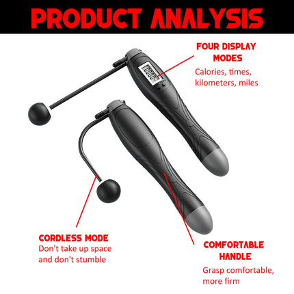 New Cordless Electronic Skipping Rope - Royalessencelux