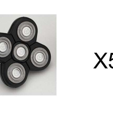 5 In 1 Multifunctional Electric Shaver 5 Blade Razor For Men Shaved Head Rechargeable Shaving Machine Beard Nose Hair Trimmer - Royalessencelux