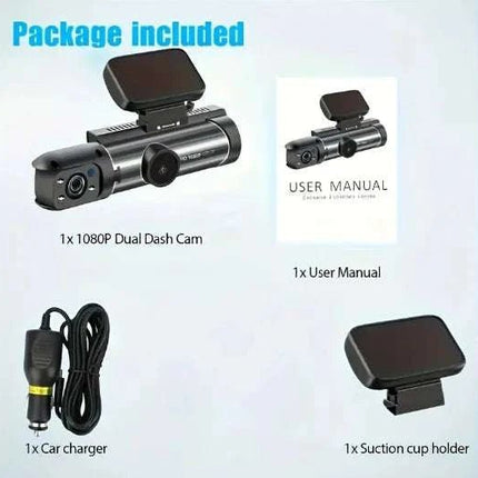 360° Dual Lens Car Dash Cam - Royalessencelux