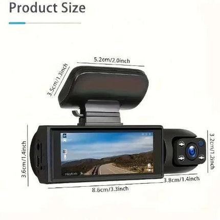 360° Dual Lens Car Dash Cam - Royalessencelux