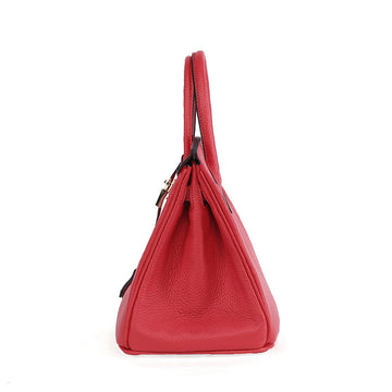 Platinum Cowhide Carryall Handbag – Adjustable Strap, Lychee Pattern