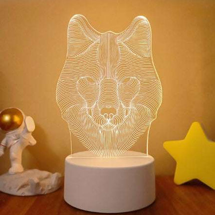 3D Lights Colorful Touch Remote Control LED Visual Lights - Royalessencelux