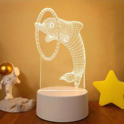 3D Lights Colorful Touch Remote Control LED Visual Lights - Royalessencelux