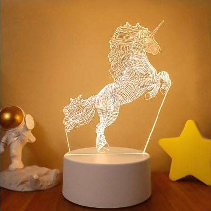 3D Lights Colorful Touch Remote Control LED Visual Lights - Royalessencelux