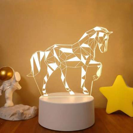 3D Lights Colorful Touch Remote Control LED Visual Lights - Royalessencelux