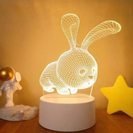 3D Lights Colorful Touch Remote Control LED Visual Lights - Royalessencelux