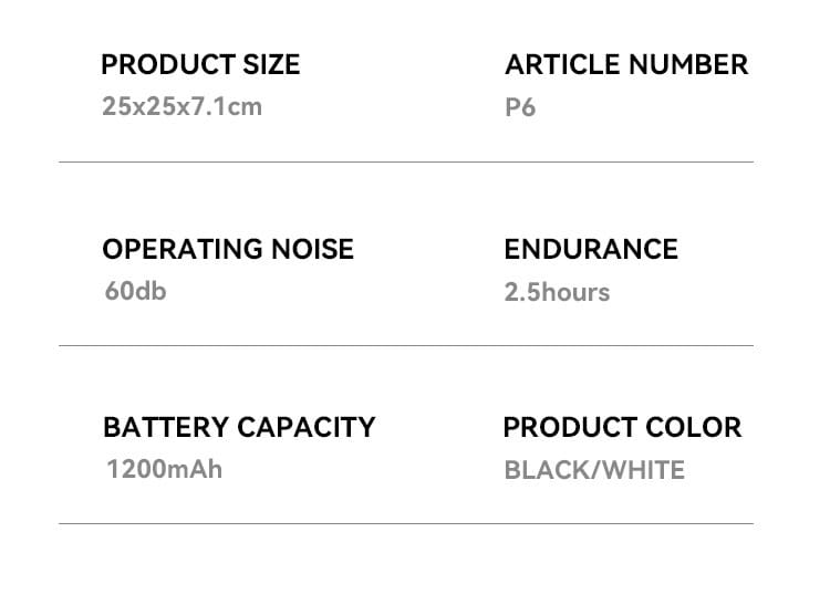 black and white portable speaker with 1200mah battery capacity featured alongside a smart home wet and dry humidifier mopping machine for integrated home care solutions