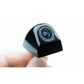 Black glossy plastic reversing camera with blue and silver accents and black lens for 4.3 inch led rear view mirror