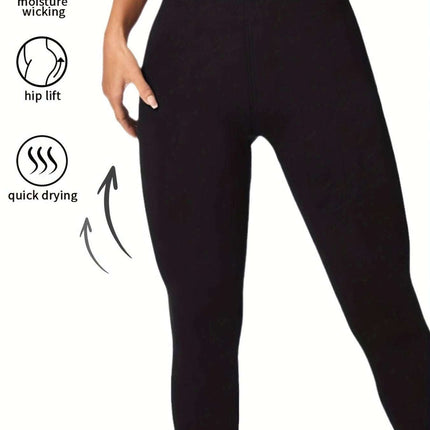 4 Pack Women's Thermal High - Waisted Yoga Pants - Tummy Control Butt Lifting Leggings - Royalessencelux