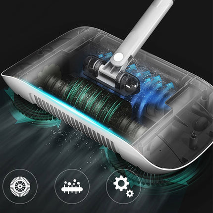 Hand Push Sweeper Household Broom Dustpan Mop Floor All-in-one Machine Gift Mop Sweeper - Royalessencelux