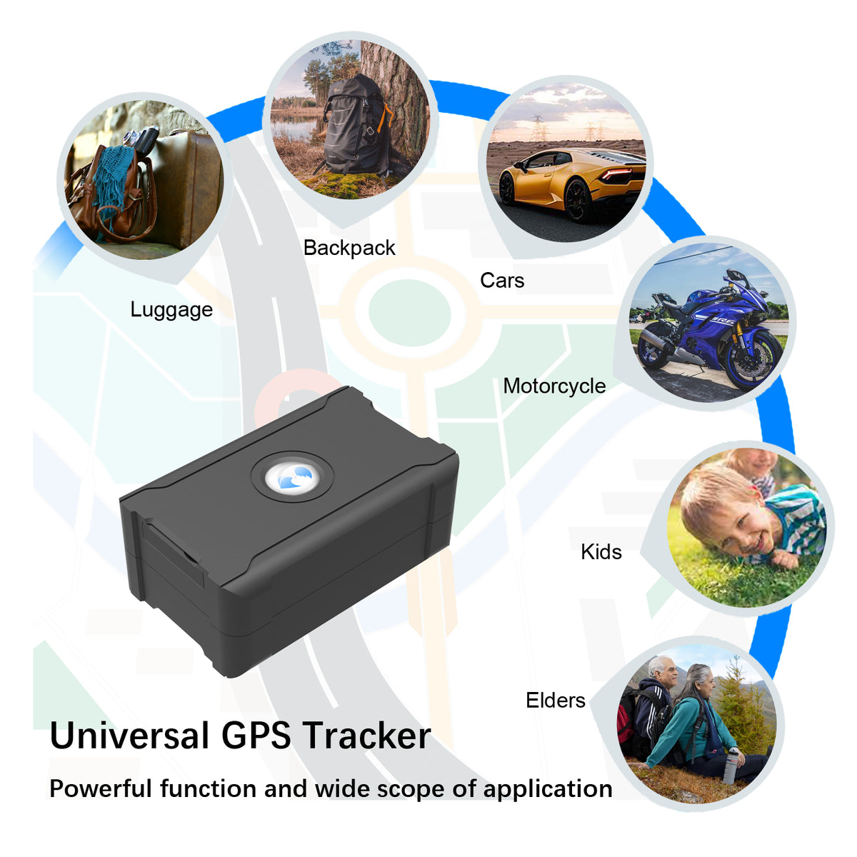 Magnetic Hidden 4G GPS Tracker for Car - Real-Time Anti-Theft Vehicle Tracker, 6000mAh (Subscription Required)