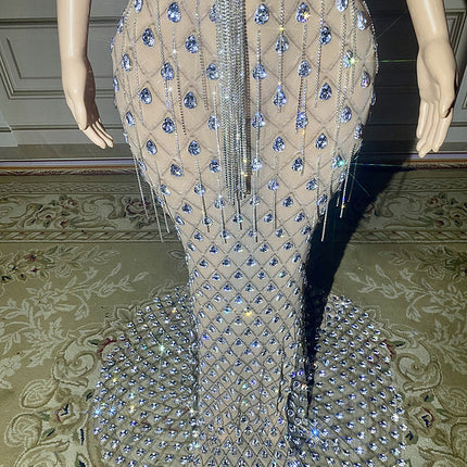 No Back Traceless Sexy Elegant Fishtail Gown - Royalessencelux