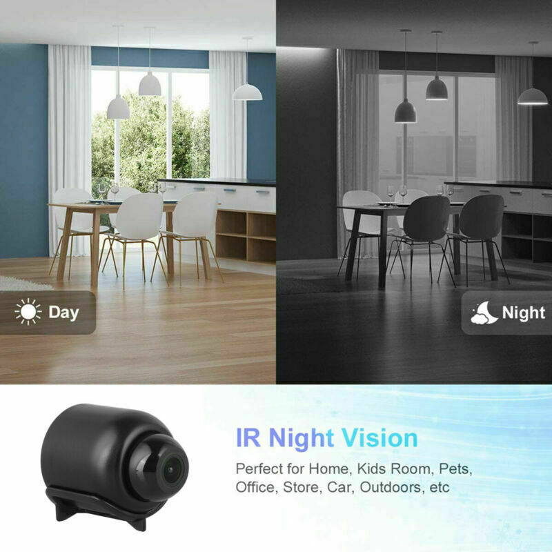 Mini WiFi 1080P home security camera with night vision – view 4