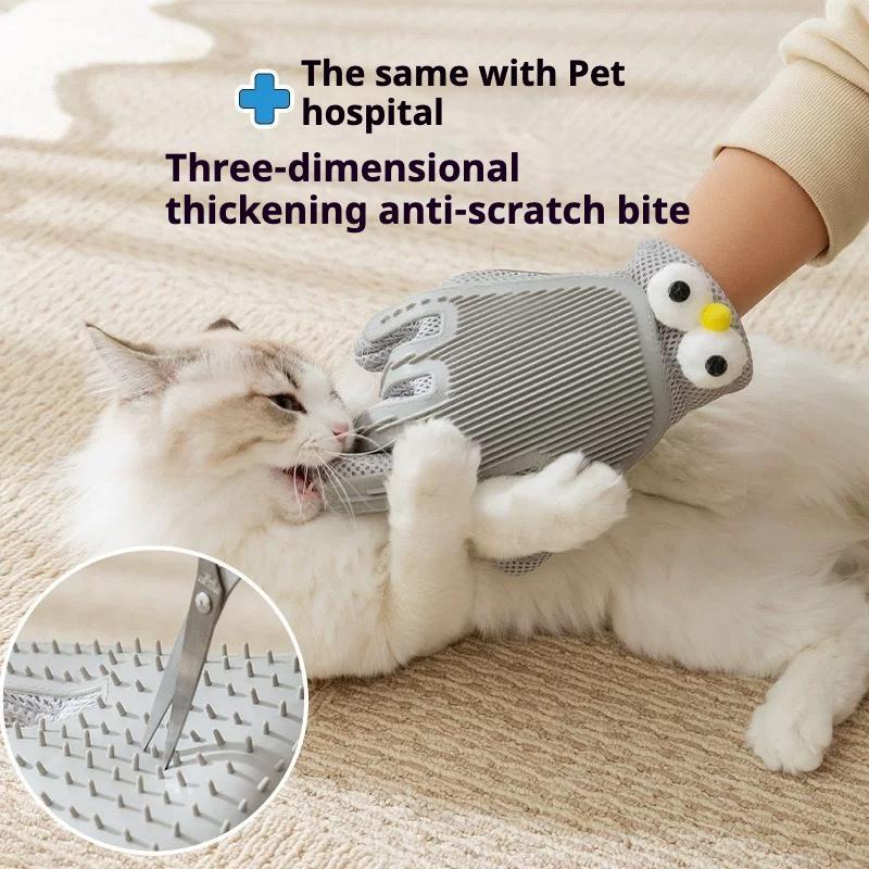2-in-1 double-sided pet grooming glove for cats and dogs – view 4