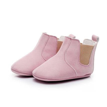 Baby Shoes Baby Xie Shoes Toddler Shoes Elastic PU Soft Shoes Children's Shoes - Royalessencelux