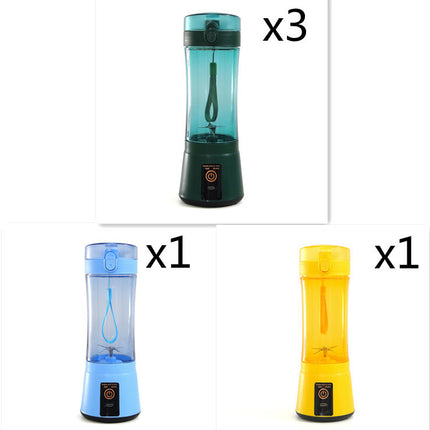 Portable Electric Fruit Juicer Wireless USB Rechargeable Mini Mixer Multifunction Summer Smoothie Blender Machine Kitchen Supplies - Royalessencelux