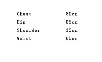 the image shows a plain white label with black text listing garment measurements for a korean elastic waist knitted pleated midi skirt.
