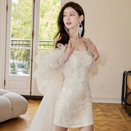 Tube Top Cinched Waist Miniskirt Fairy - Royalessencelux