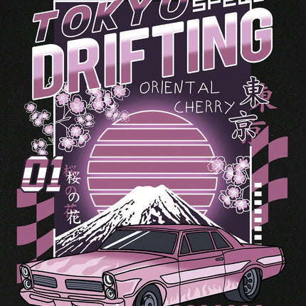 Car And Letter Graphic T-shirt - Royalessencelux