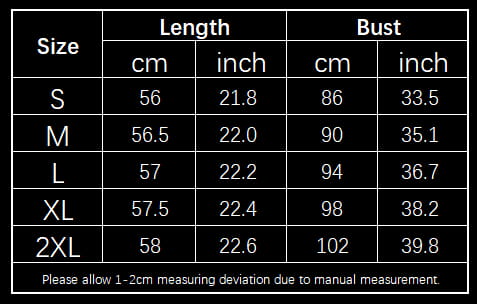 size chart for beige fleece turtle neck sweater winter pullover showing measurements in centimeters and inches for sizes s through 2xl