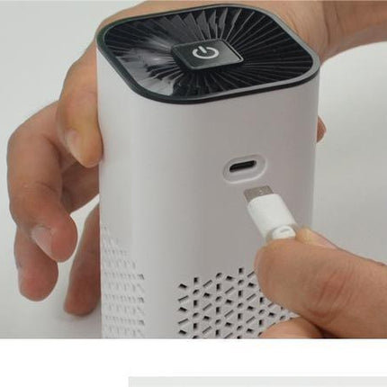 Car Air Purifier Portable Negative Ion Generator Remove Formaldehyde Dust Smoke Air Freshen Washer For Home Car - Royalessencelux