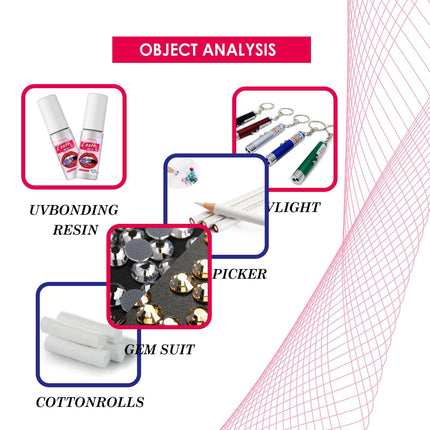 Tooth Gem Kit - Complete Teeth Gems Kit For DIY Tooth Decoration With Glue, Light, And Assorted Gems Perfect For Personalizing Your Smile, Tooth Art, And Cosmetic Teeth Enhancements - Royalessencelux