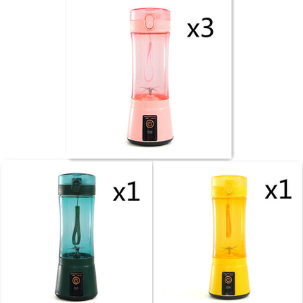 Portable Electric Fruit Juicer Wireless USB Rechargeable Mini Mixer Multifunction Summer Smoothie Blender Machine Kitchen Supplies - Royalessencelux