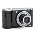 Black and silver compact 5k hd optical zoom shooting digital camera with 5x lens for high-quality shooting digital performance