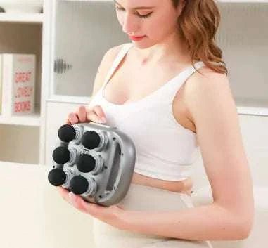 6 - head Massage Gun Full Body Deep - Royalessencelux