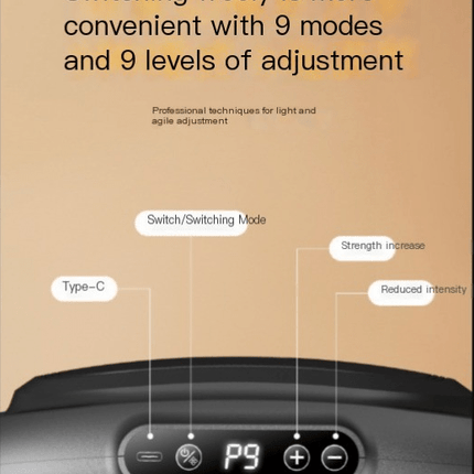 6 - head Massage Gun Full Body Deep - Royalessencelux