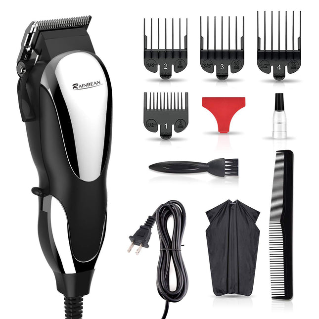 Professional Hair Clippers, Corded Hair Clippers for Men Kids, Strong Motor baber Salon Complete Hair and Beard, Clipping and Trimming Kit,Amazon Platform Banned - Royalessencelux