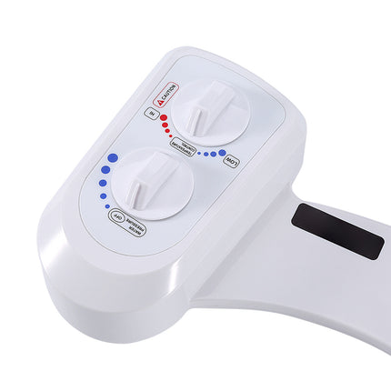 Hot/Cold Nozzle Non-Electric Toilet Bidet Wash Attachment for Water Spray Bathroom Seat - Royalessencelux