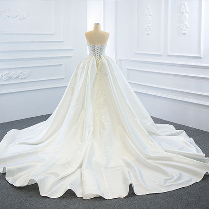 The Wedding Dress Wears Two Fishtail Tail Tube Tops, The Temperament Is Thin And Dreamy - Royalessencelux