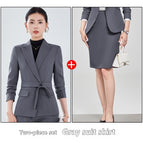 Gray Suit Skirt / 2XL