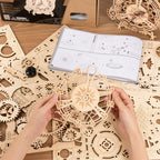 DIY wooden owl clock puzzle kit – view 6